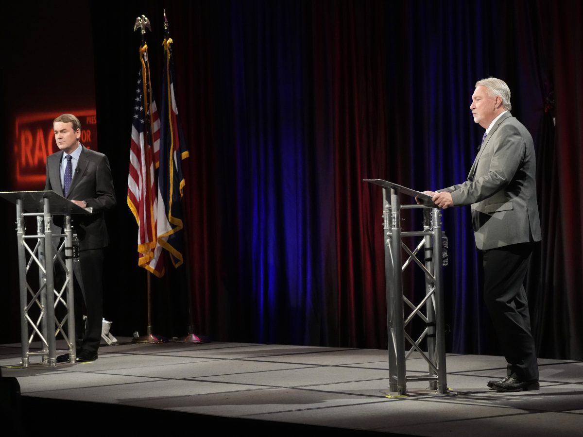 The large  moments from the archetypal  and lone  TV statement   betwixt  Michael Bennet and Joe O’Dea