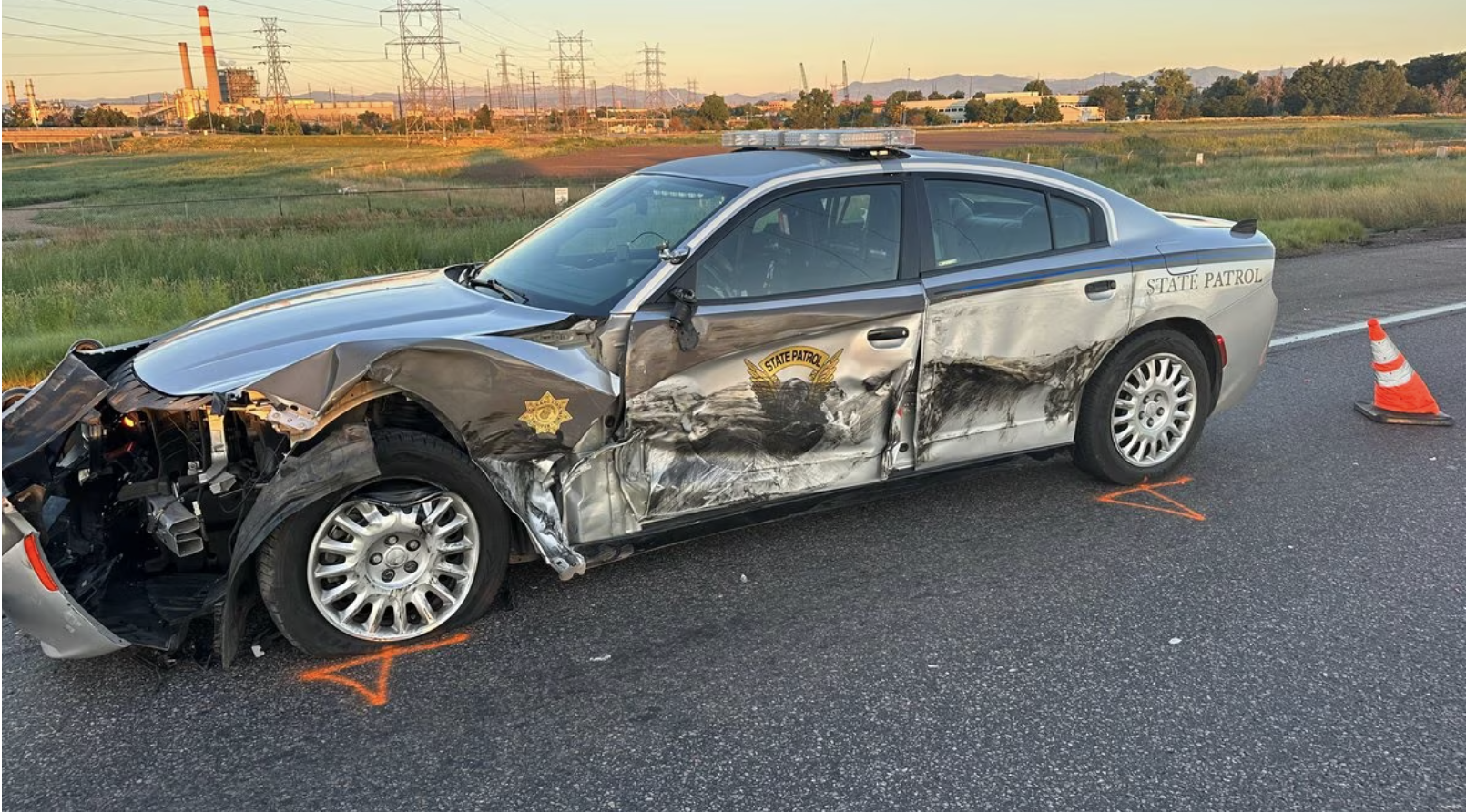 A dozen Colorado State Patrol cars have been struck by drivers so far this year