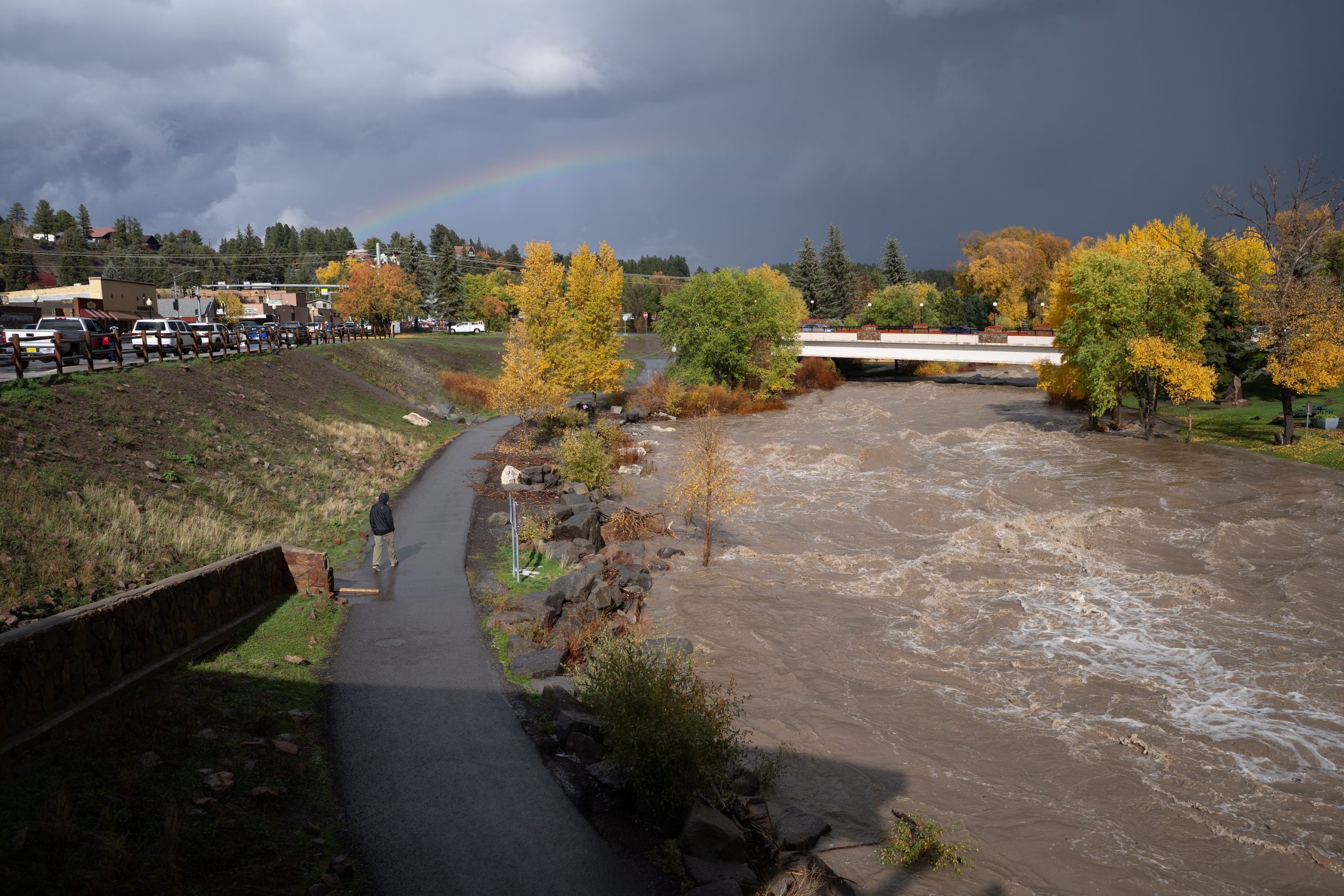 Rain in southwestern Colorado raises rivers to levels unseen since the 1970s, water stored in one reservoir doubles