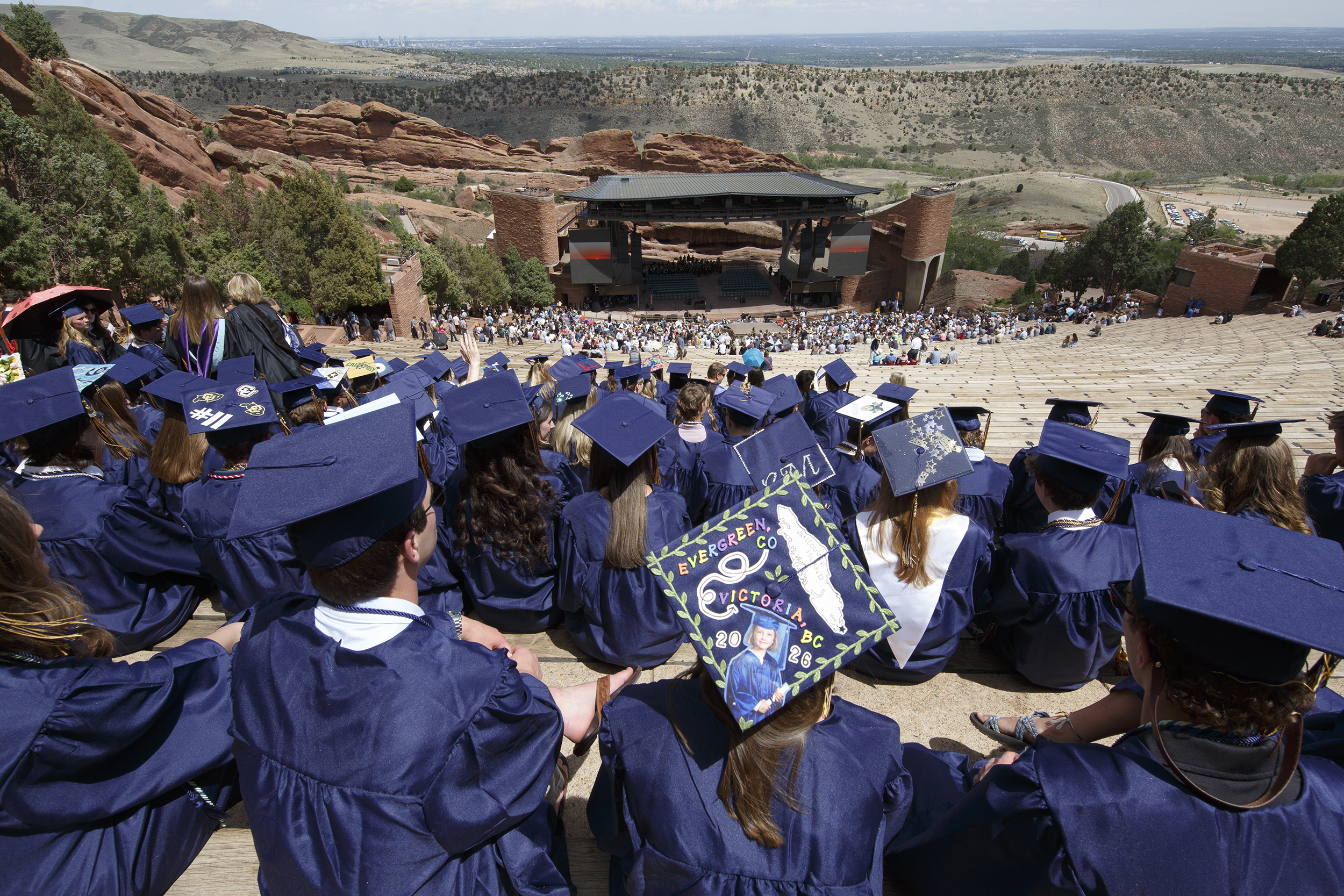 8 months after Evergreen High shooting, seniors credit community for getting them to graduation day