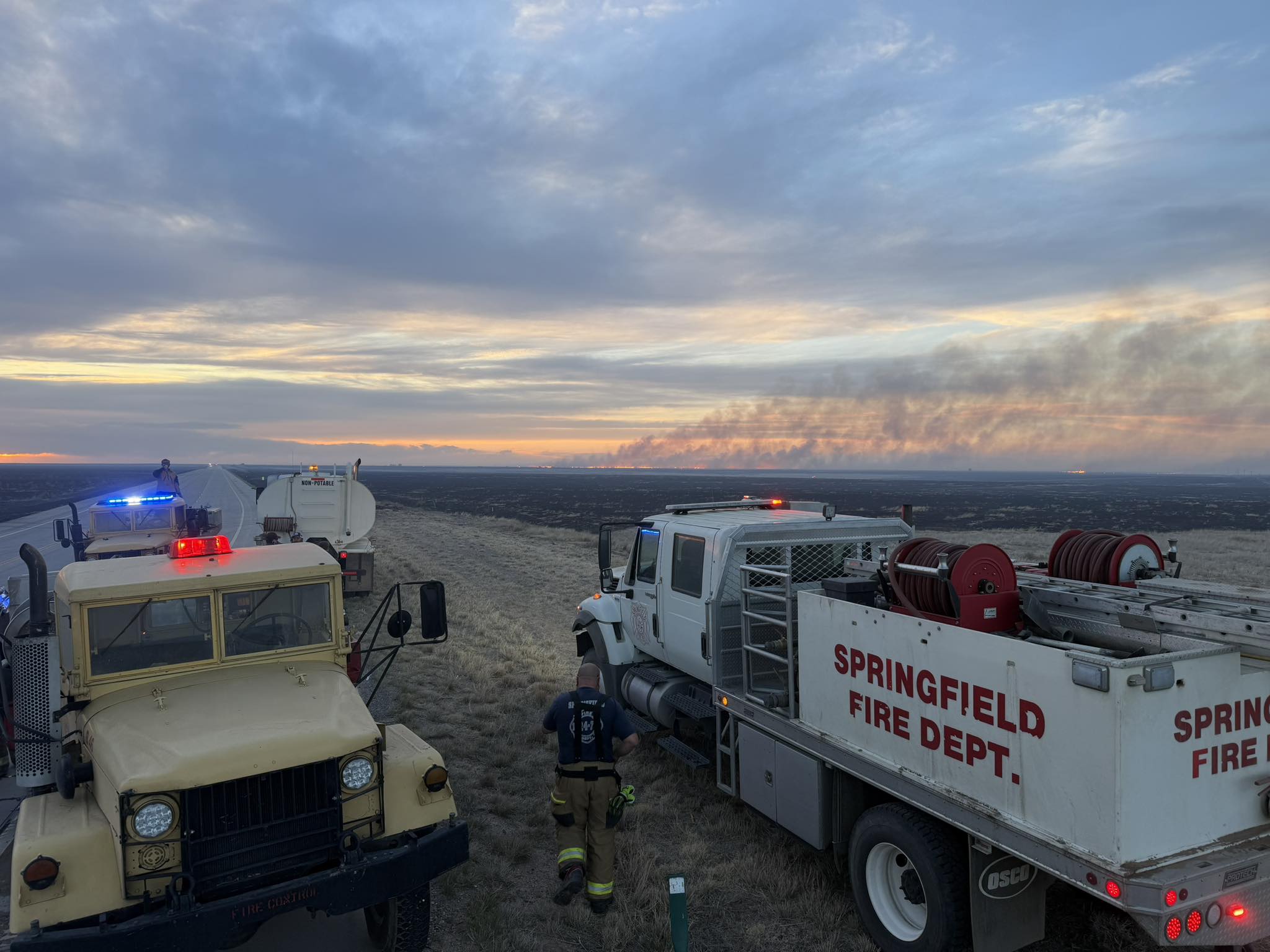 Town of Campo mandatory evacuation lifted after Oklahoma wildfire moves into southeastern Colorado