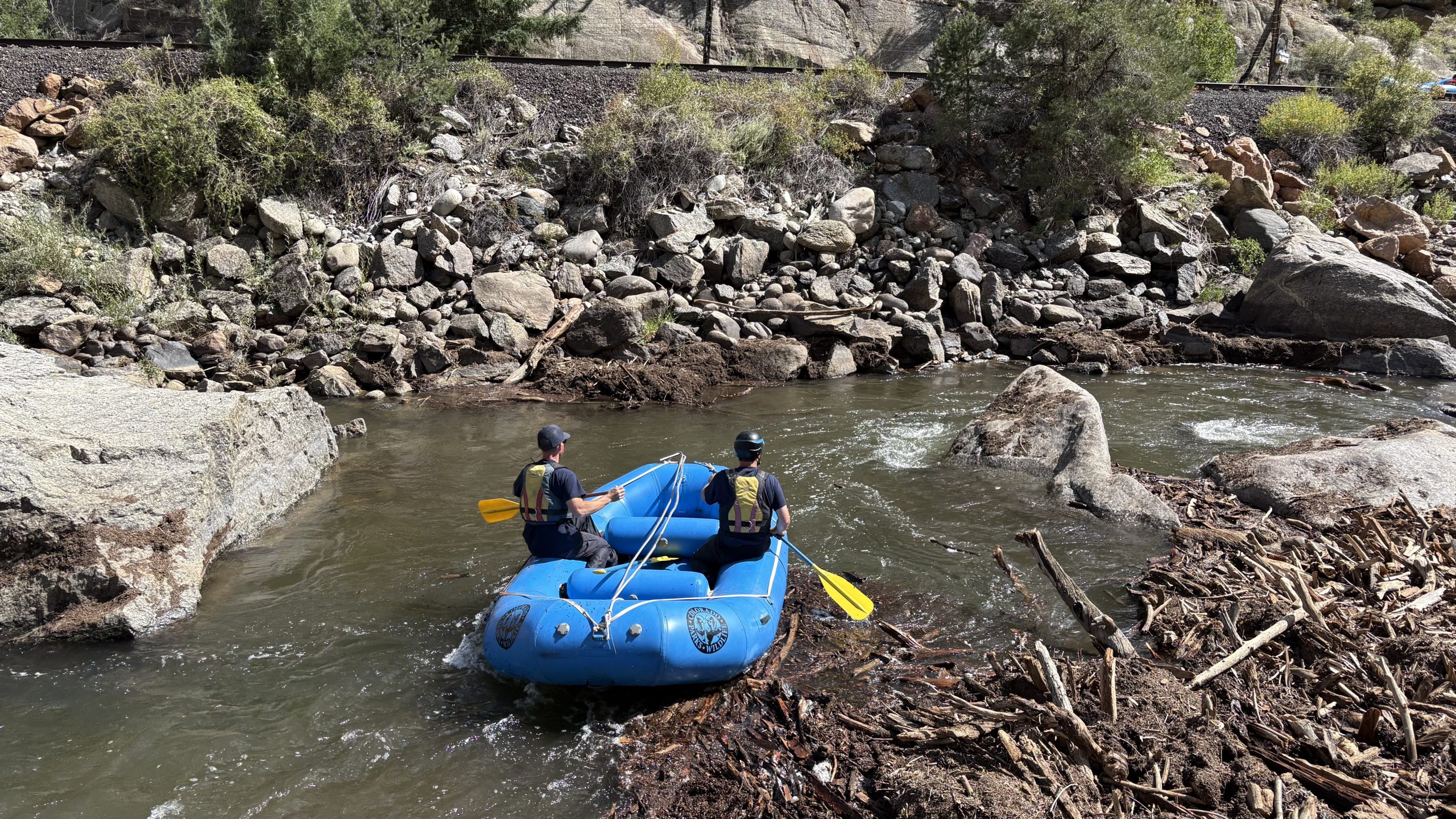 Watch: Colorado wildlife crews clear logjam on Arkansas River ahead of Labor Day recreation